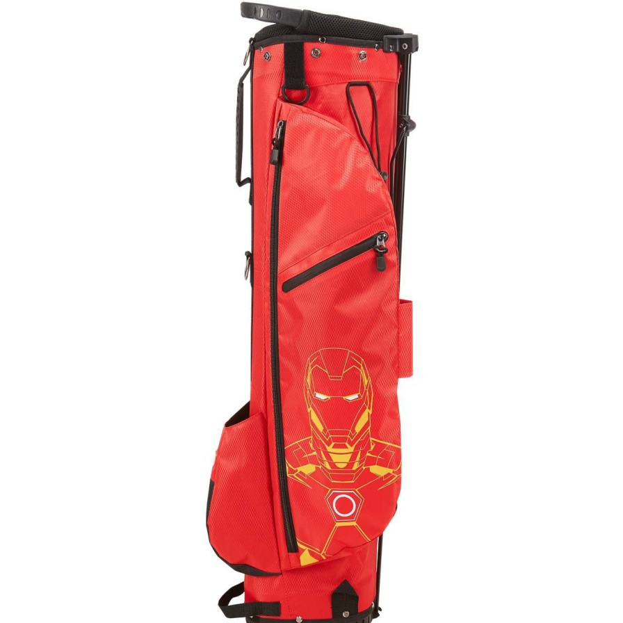 Bags & Carts * | Volvik Prior Generation Marvel Ultra Light Stand Bag Iron Man Red/Yellow