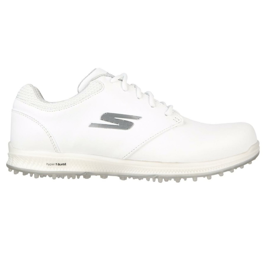 Shoes * | Skechers Women'S Go Golf Elite 4 Hyper Spikeless Golf Shoe White