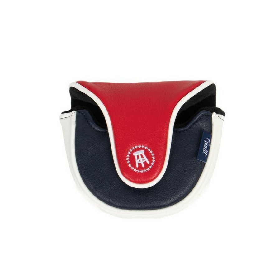 Accessories * | Barstool Saftb Mallet Putter Headcover Red/Navy