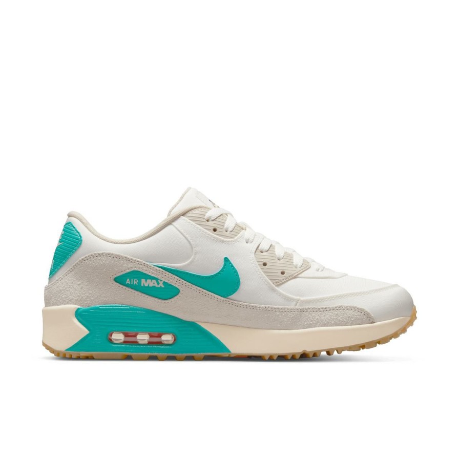 Shoes * | Nike Air Max 90G Nrg M22 Spikeless Golf Shoe White/Teal