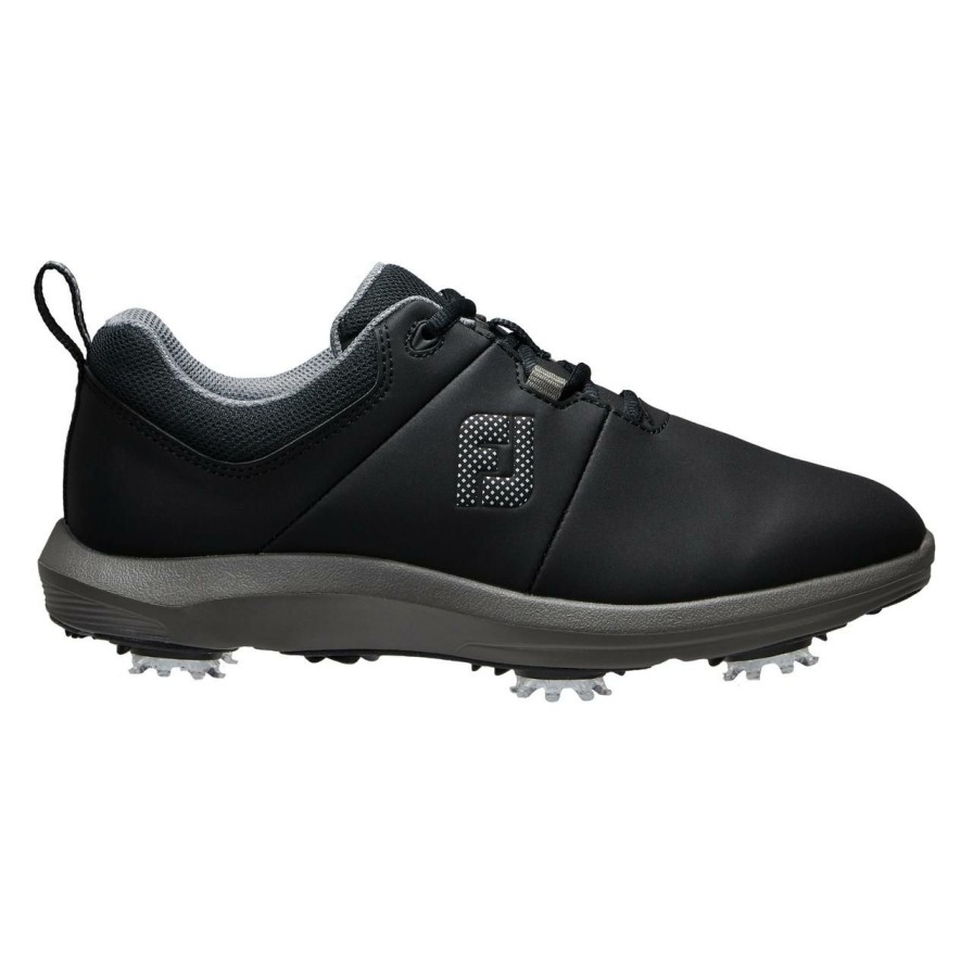 Shoes * | Footjoy Women'S Ecomfort Spiked Golf Shoe Black