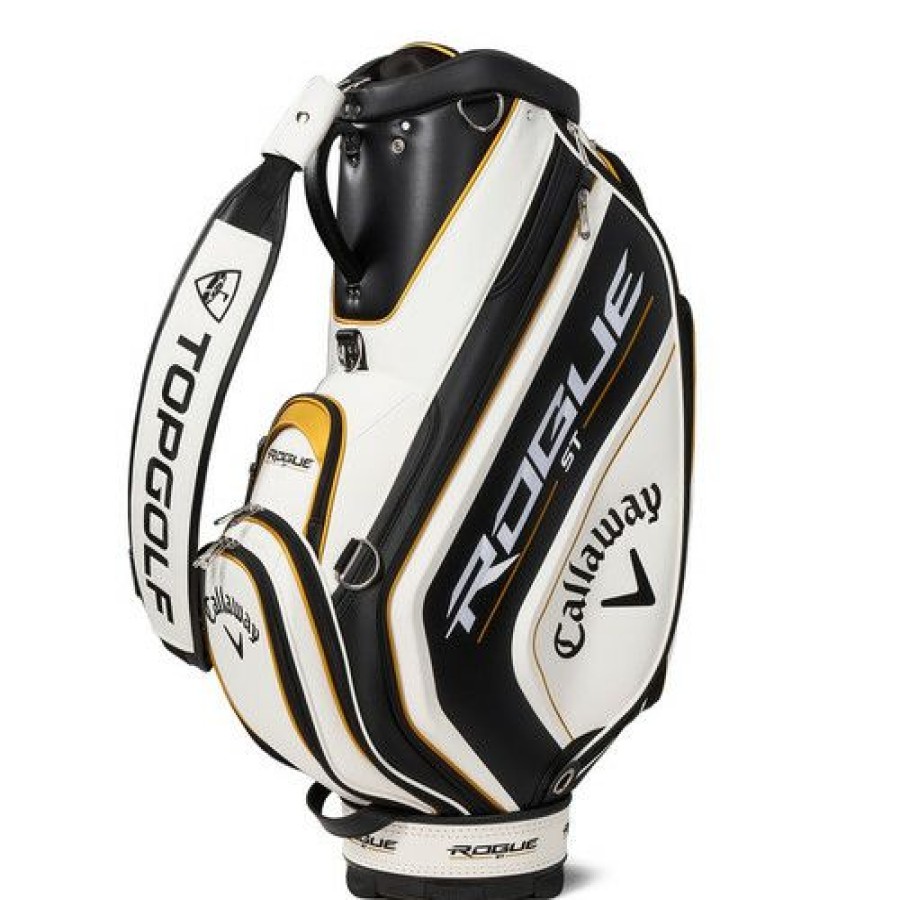 Golf Bags * | Callaway Golf Callaway Rogue St Staff Bag White / Black / Gold