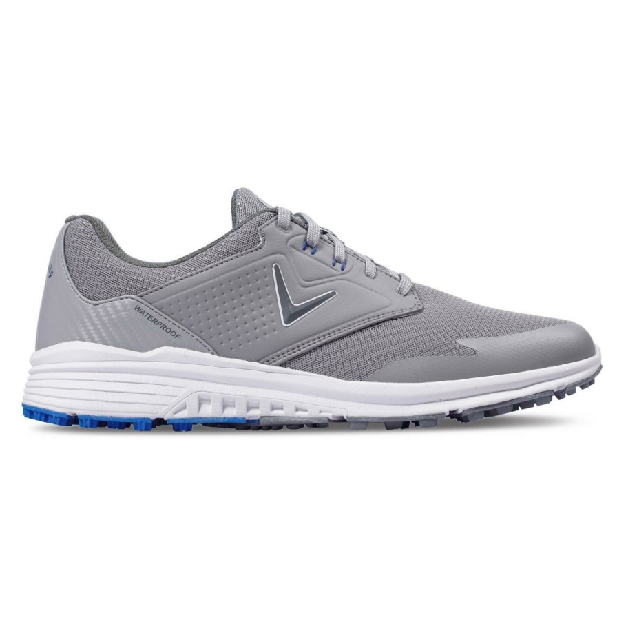 Shoes * | Callaway Men'S Solana Spikeless Golf Shoe Grey/Blue