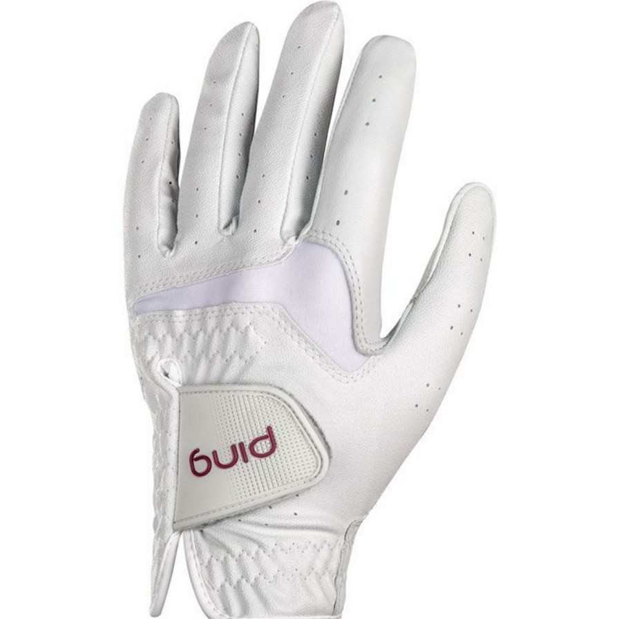 Accessories * | Ping Ladies Sport Glove White