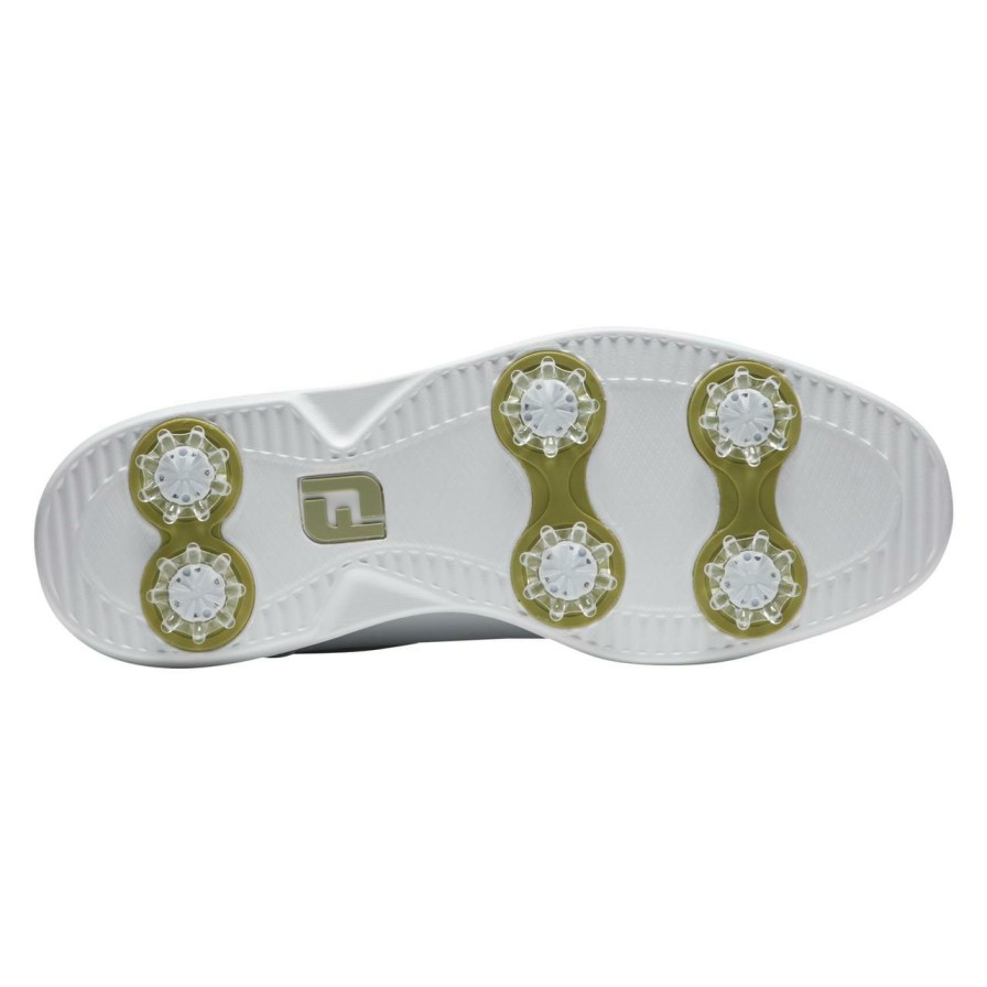 Shoes * | Footjoy Women'S Traditions Spiked Golf Shoe White