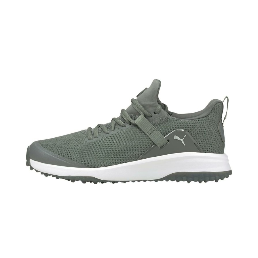 Shoes * | Puma Men'S Fusion Evo Spikeless Golf Shoe Grey