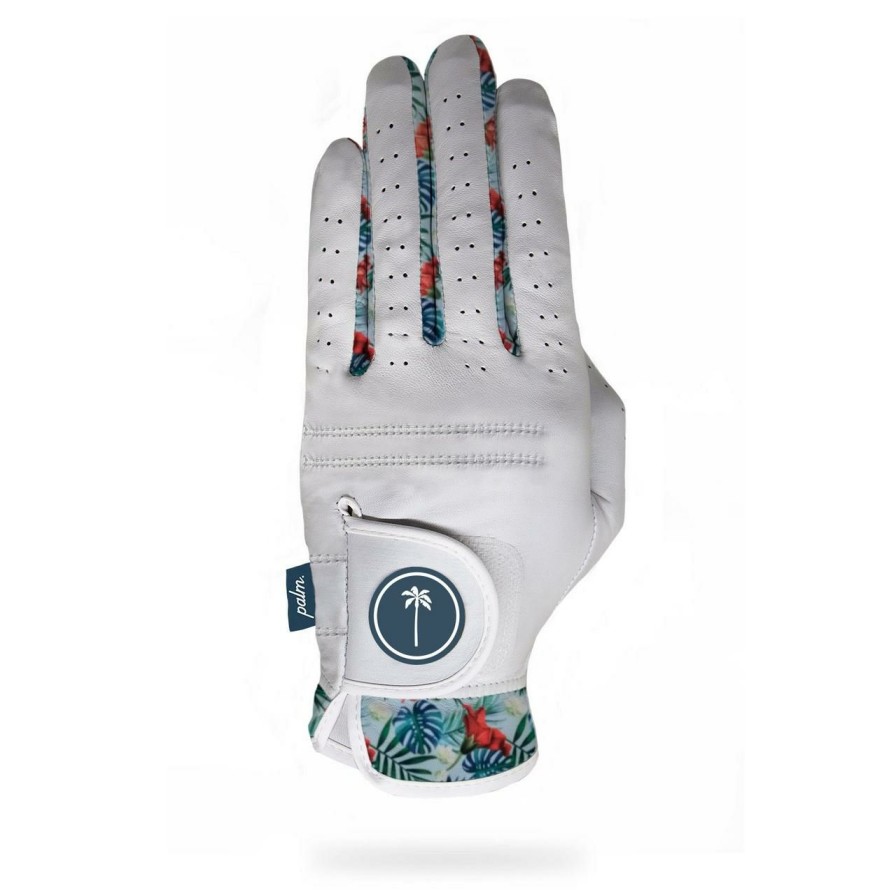 Accessories * | Palm Golf Prior Generation Barrels & Birdies Glove White/Multi