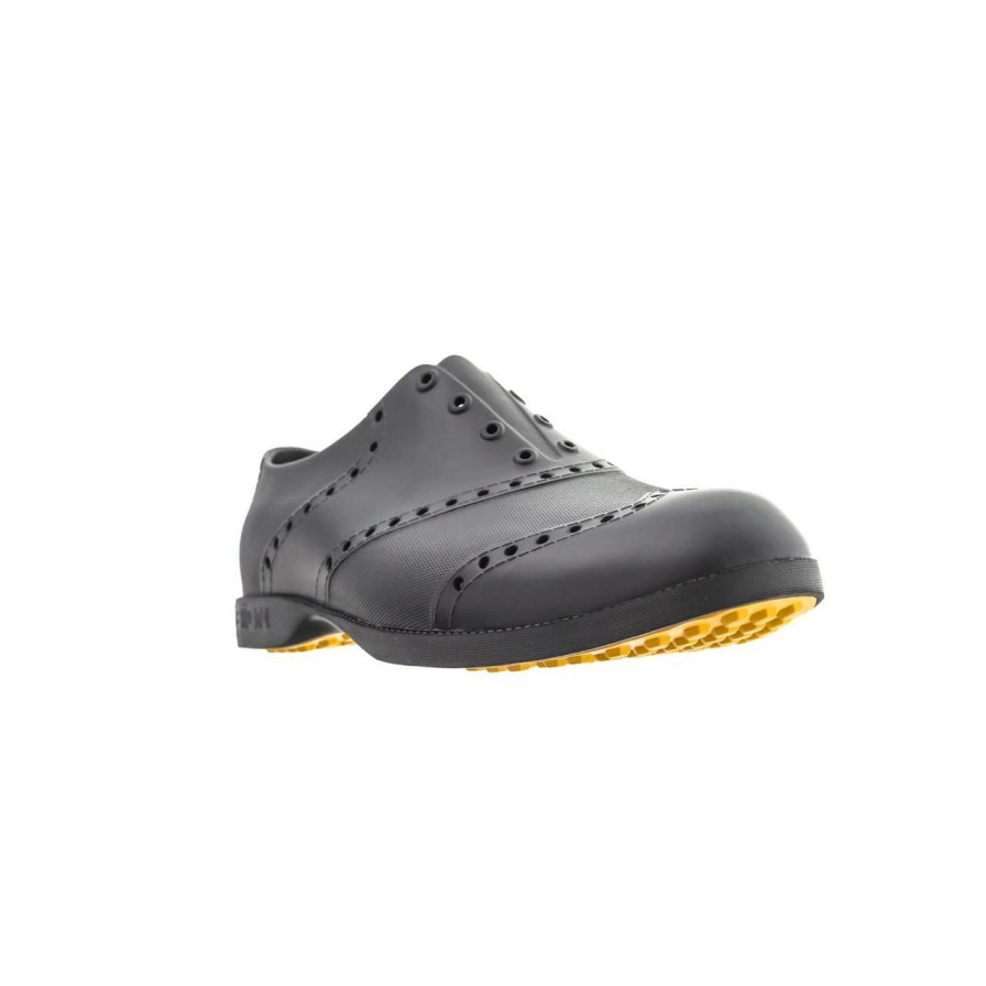 Shoes * | Biion Men'S Oxford Classic Spikeless Shoe Black