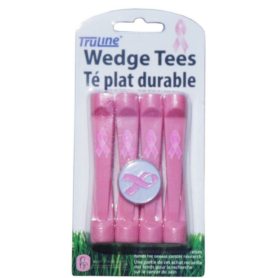 Accessories * | Champ Height Line Wedge Tee (8 Count) Pink