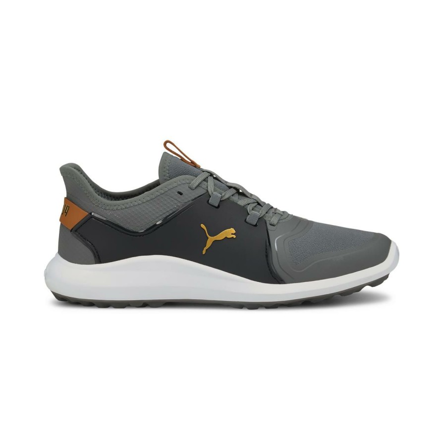 Shoes * | Puma Men'S Ignite Fasten 8 Spikeless Golf Shoe Grey/Black