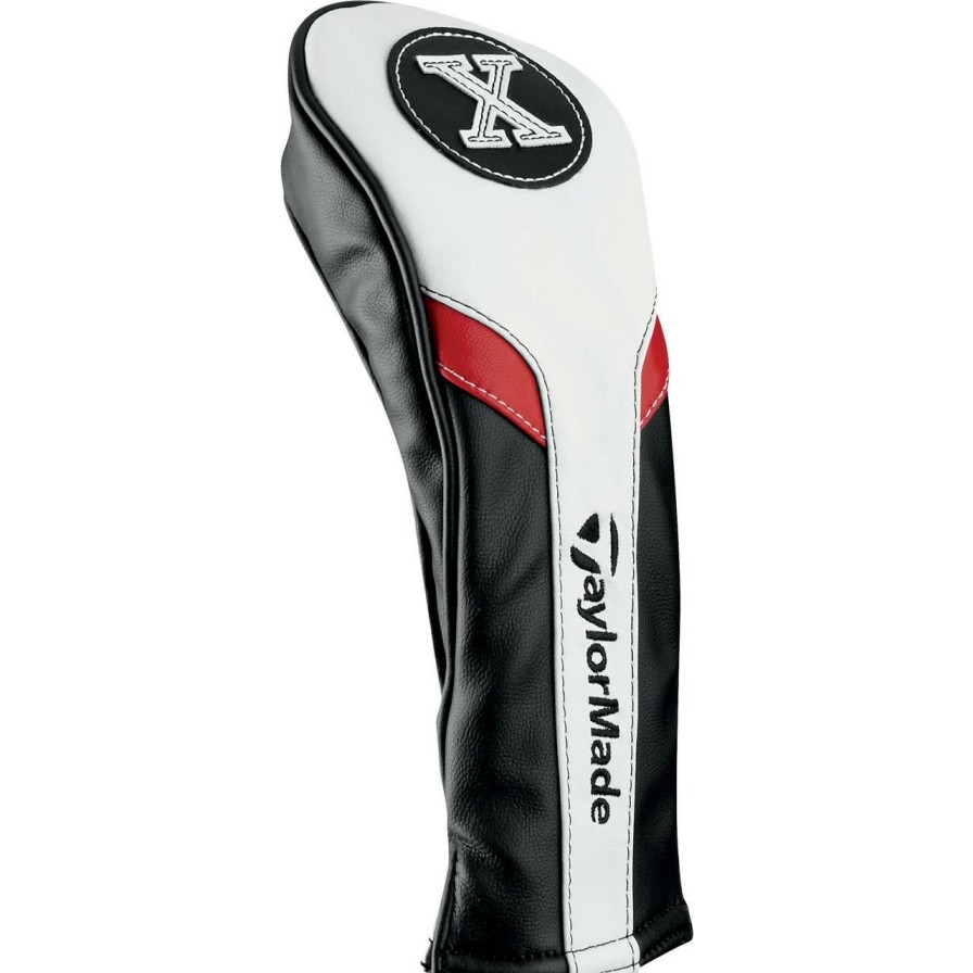 Accessories * | Taylormade Rescue Headcover Black/White/Red