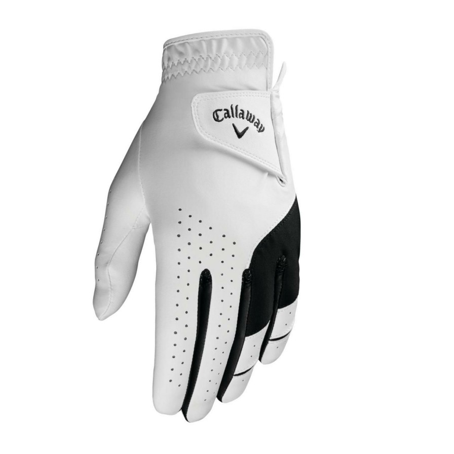 Accessories * | Callaway Men'S Weather Spann Glove Cadet Wht