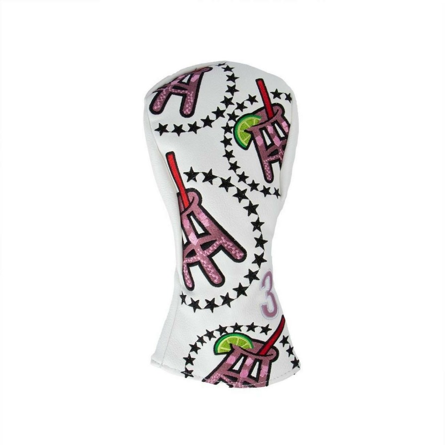 Accessories * | Barstool Transfusion Driver Headcover White/Pink