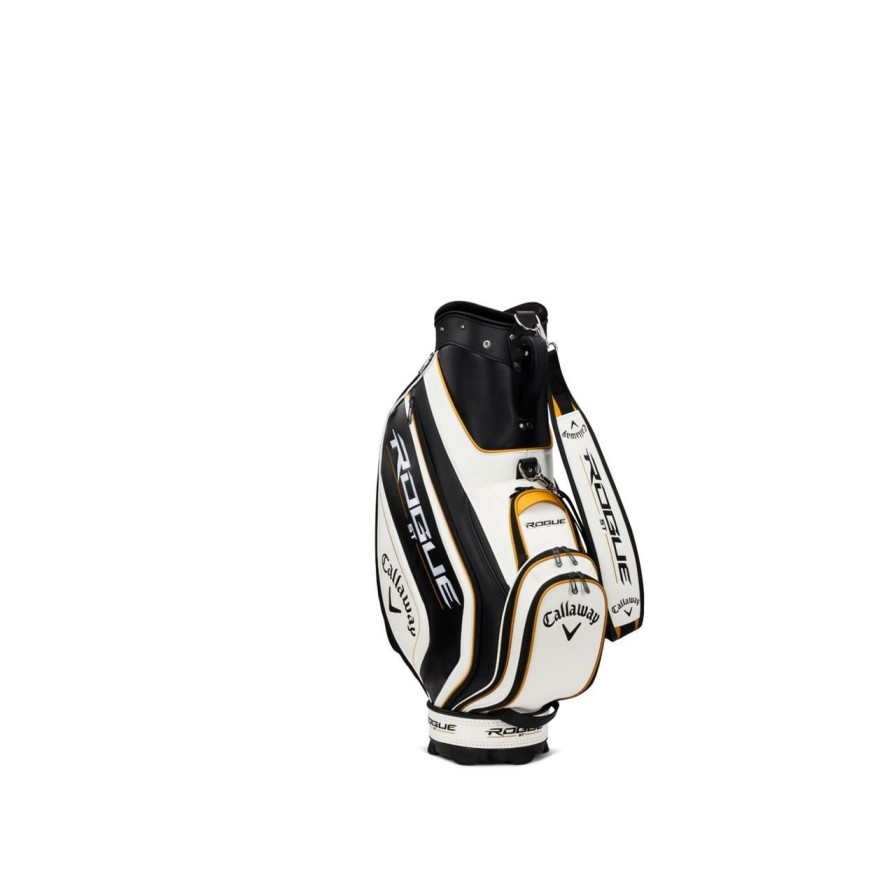 Bags & Carts * | Callaway Prior Generation Rogue St Mini Staff Bag Wht/Blk/Gld