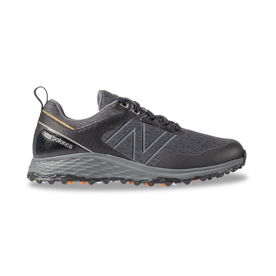 Shoes * | New Balance Men'S Fresh Foam Contend Spikeless Golf Shoe Black/Grey