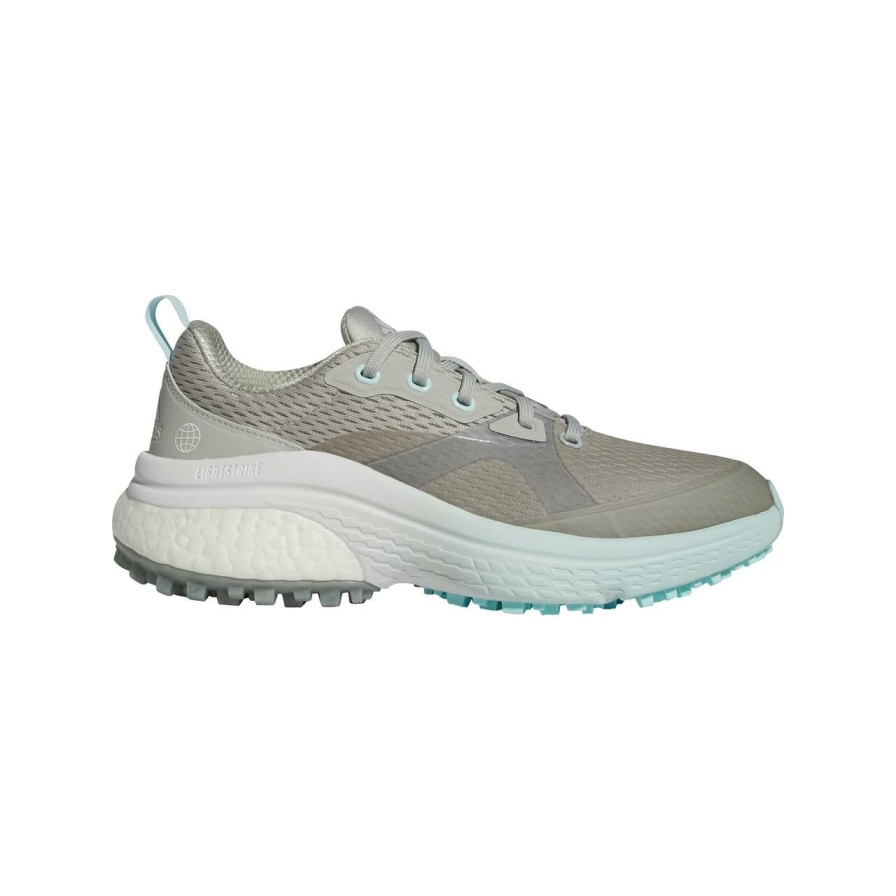 Shoes * | Adidas Women'S Solarmotion Spikeless Golf Shoe White/Light Blue