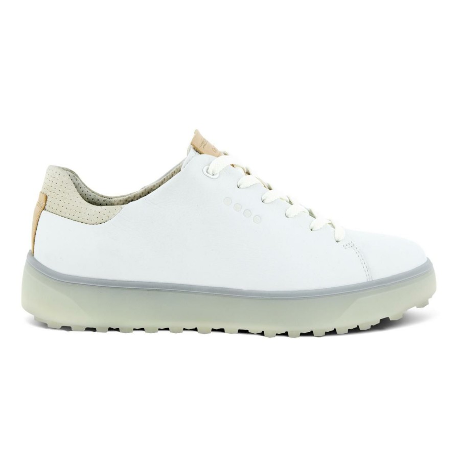 Shoes * | Ecco Women'S Tray Spikeless Golf Shoe White