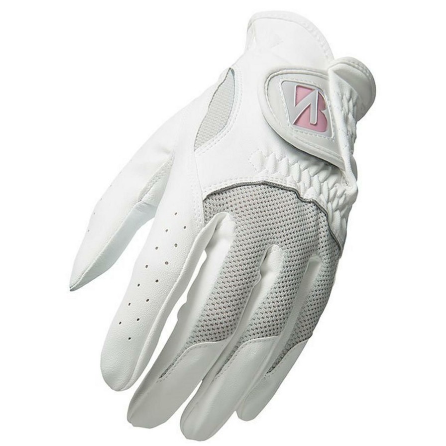 Accessories * | Bridgestone Lady Golf Glove White