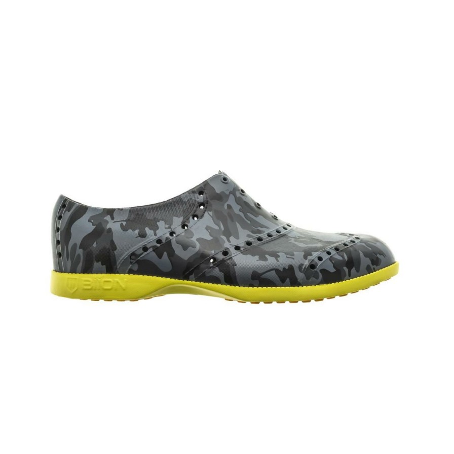 Shoes * | Biion Women'S Oxford Pattern Spikeless Shoe Black Camo