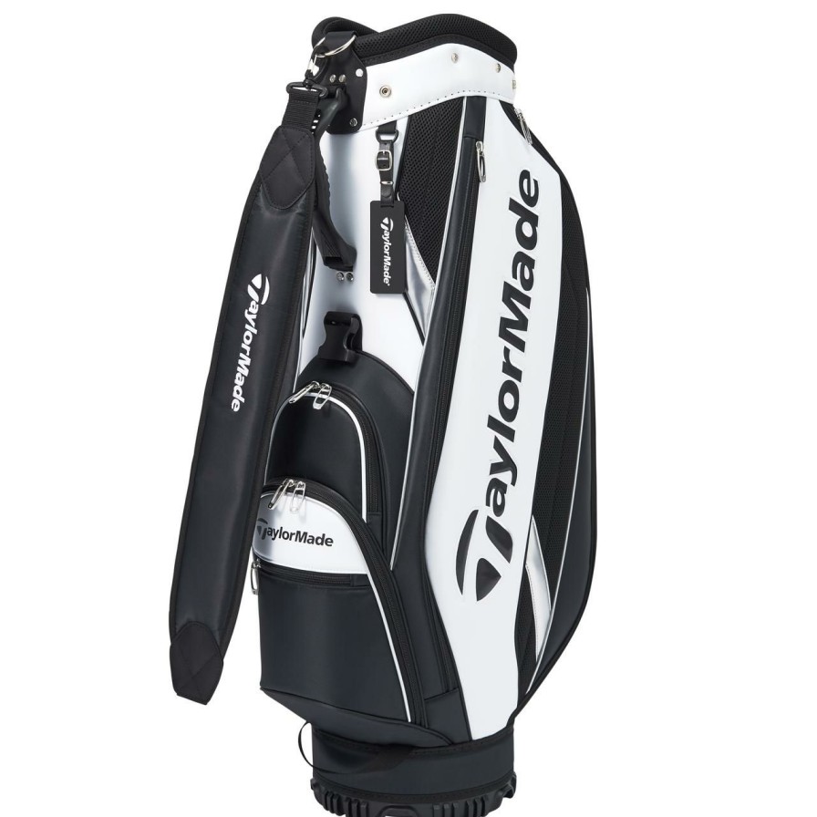 Bags & Carts * | Taylormade Prior Generation Men'S True Light Caddy Bag Black/White