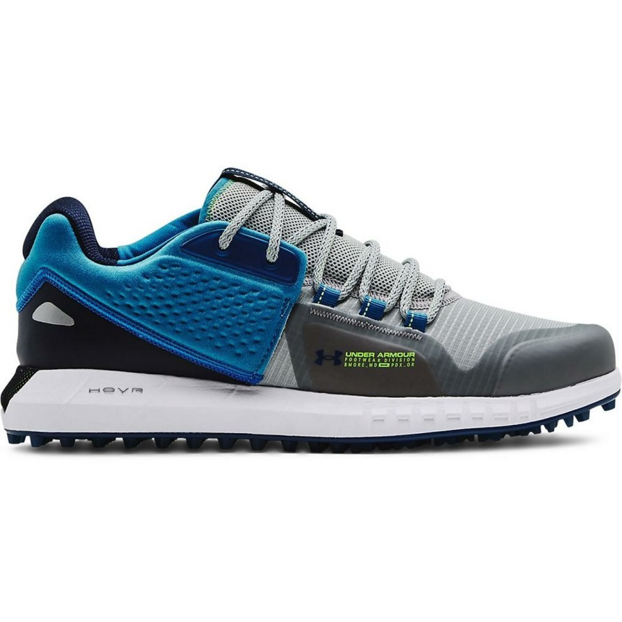 Shoes * | Under Armour Men'S Hovr Forge Rc Spikeless Golf Shoe Grey/Blue