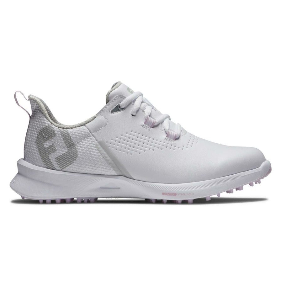 Shoes * | Footjoy Women'S Fuel Spikeless Golf Shoe White