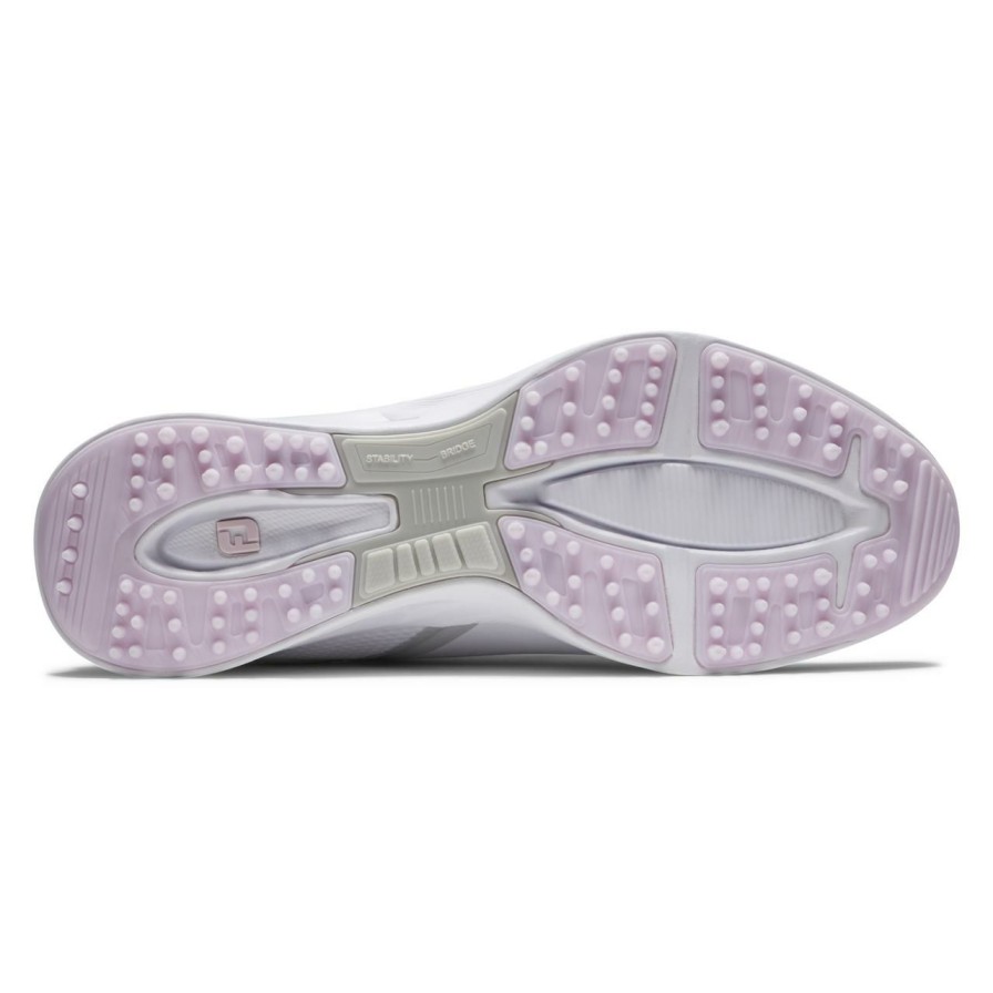 Shoes * | Footjoy Women'S Fuel Spikeless Golf Shoe White