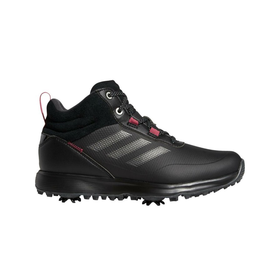 Shoes * | Adidas Women'S S2G Mid Spiked Golf Shoe Black