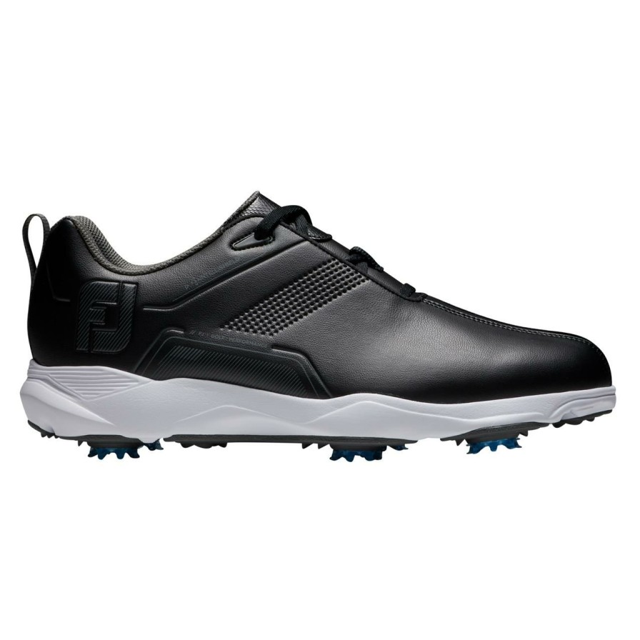 Shoes * | Footjoy Men'S Ecomfort Spiked Golf Shoe Black