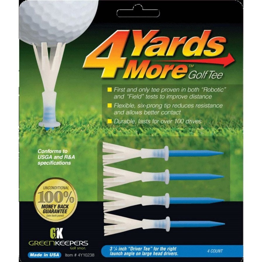 Accessories * | Greenkeeper 4 Yards More 3 1/4In Golf Tee