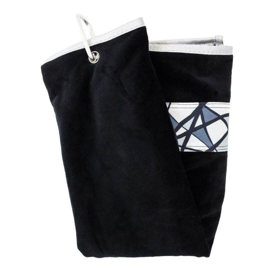 Accessories * | Glove It Onyx Geo Sport Towel White/Black