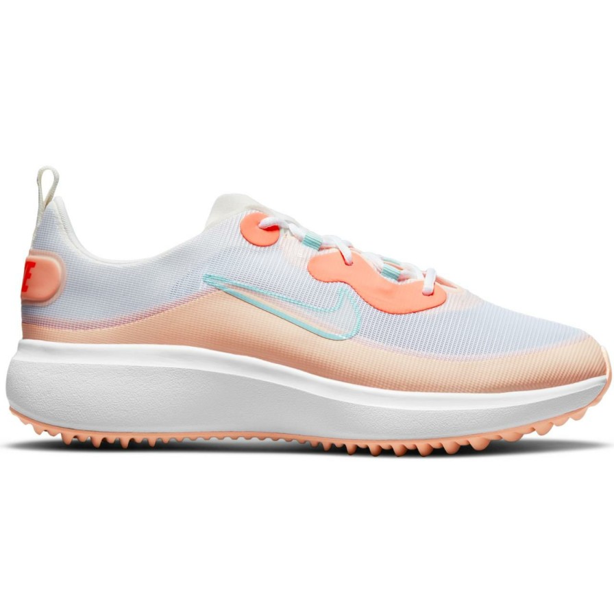 Shoes * | Nike Women'S Ace Summerlite Spikeless Golf Shoe-Peach/Turquoise