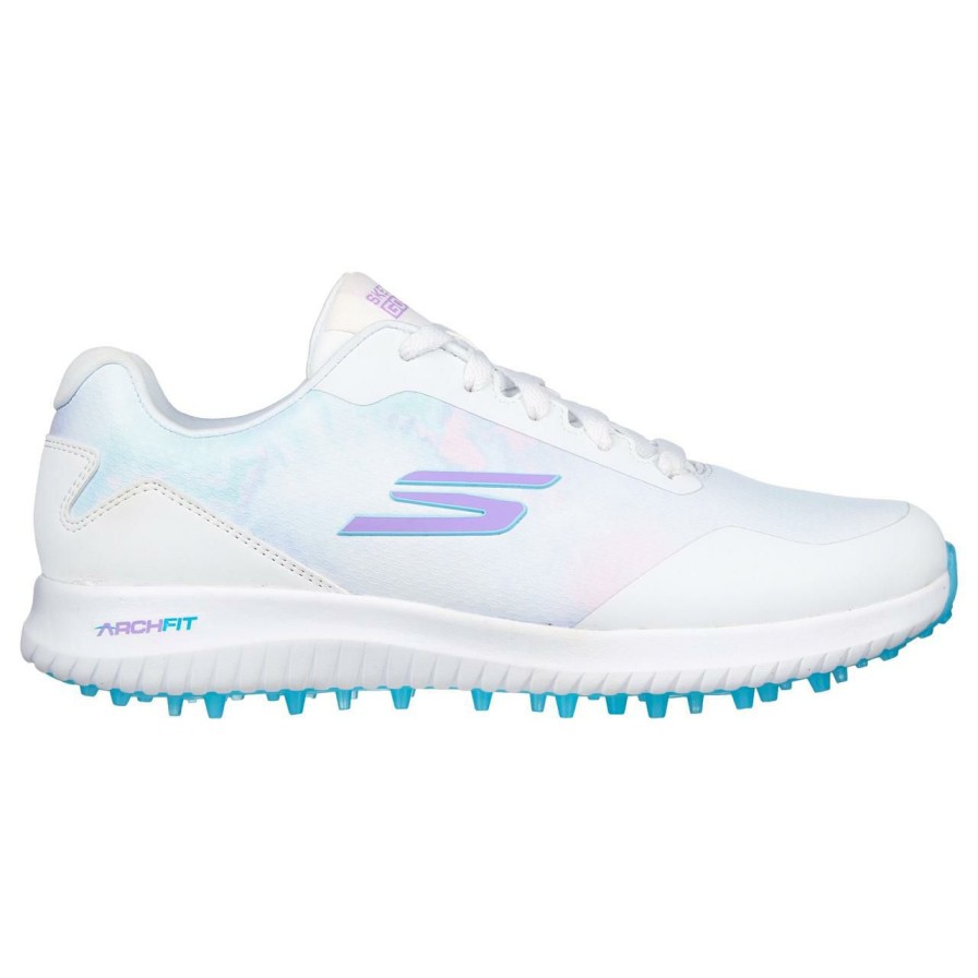 Shoes * | Skechers Women'S Go Golf Max 2 Spikeless Golf Shoe White