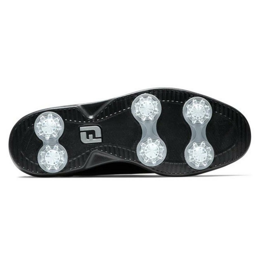 Shoes * | Footjoy Women'S Traditions Spiked Golf Shoe Black