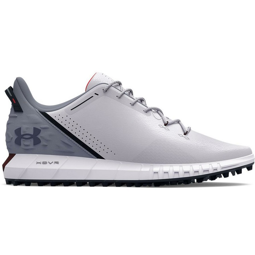 Shoes * | Under Armour Men'S Hovr Drive Spikeless Golf Shoe White