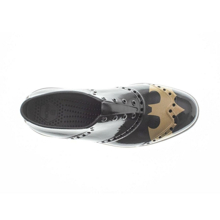 Shoes * | Biion Oxford Dc Spikeless Shoe Batman Icon Lux