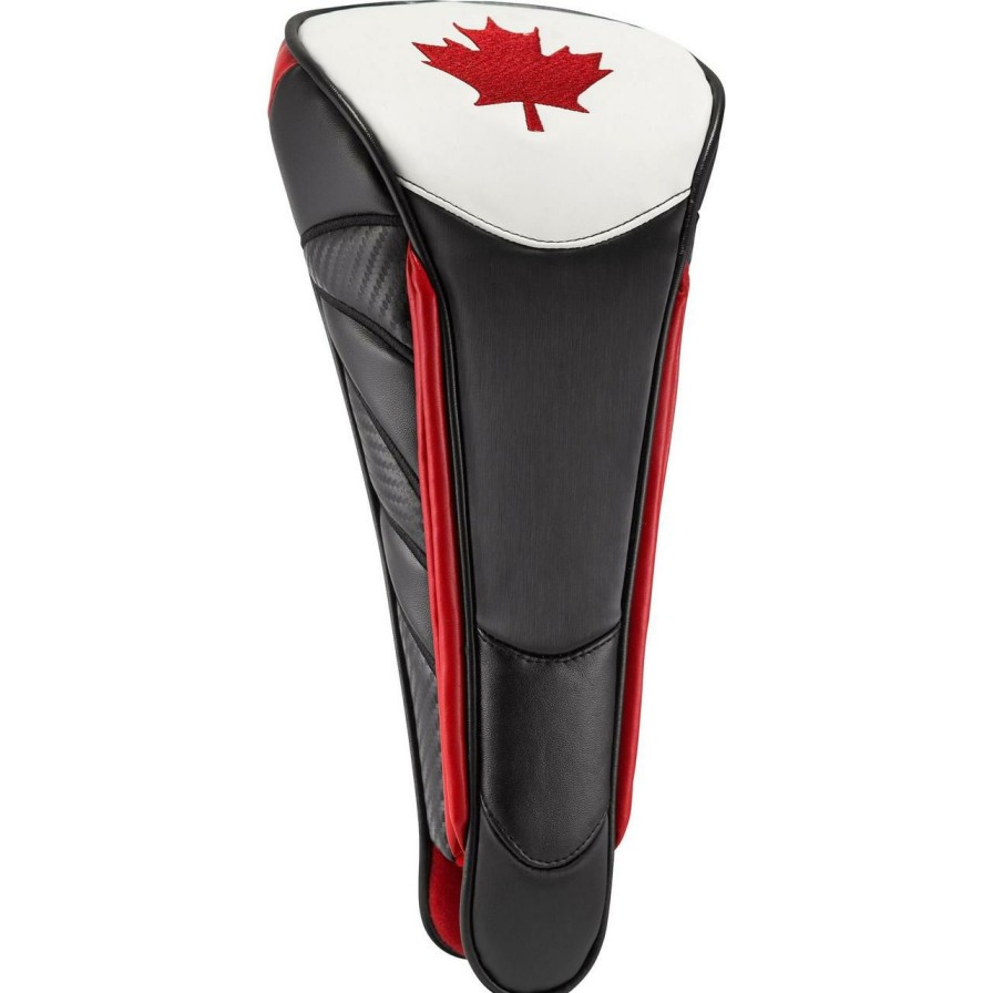 Accessories * | Ztech Canadian Driver Headcover Black/Red/White