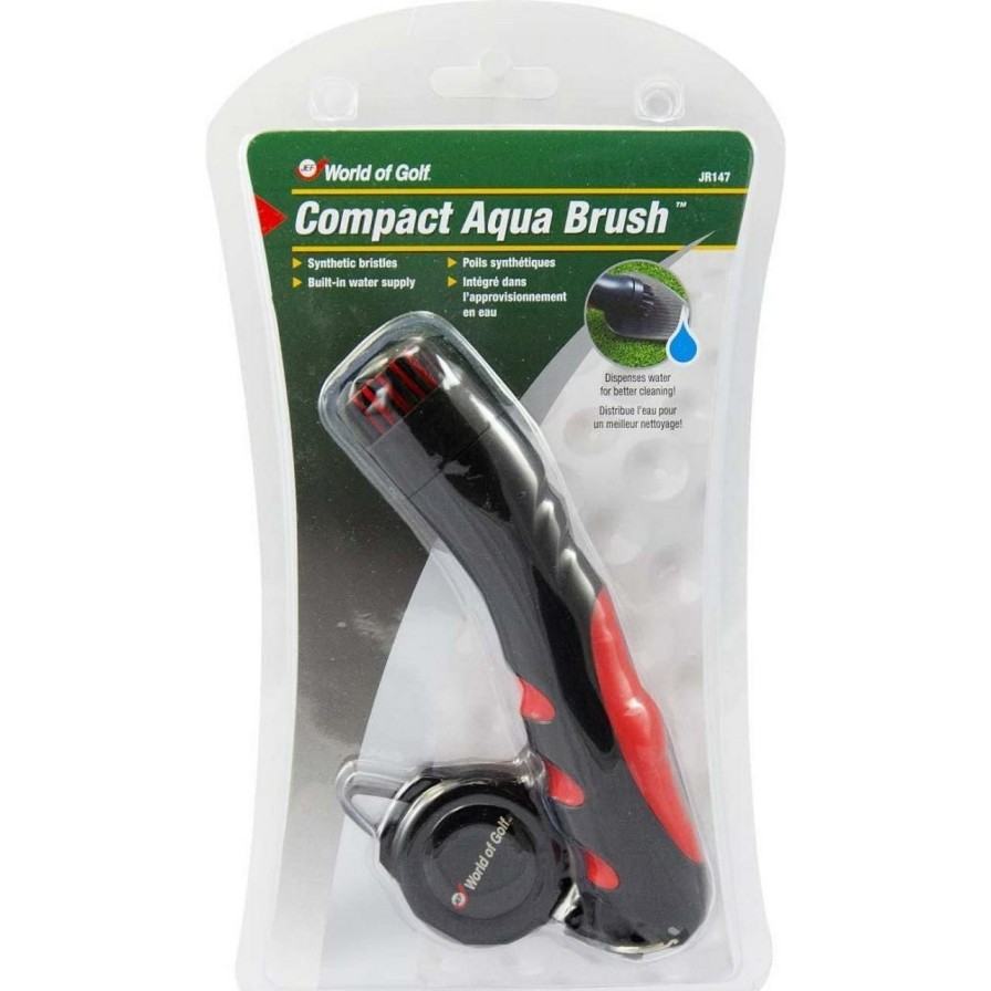 Accessories * | Golf Gifts & Gallery Compact Aqua Brush Black