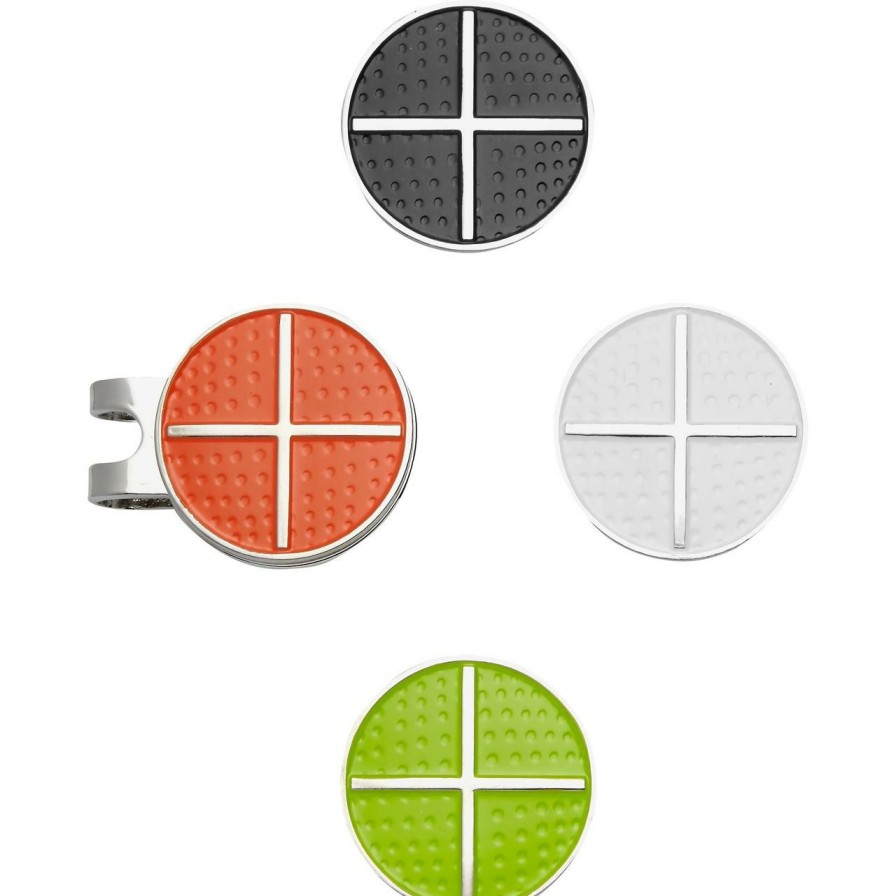 Accessories * | Ztech Hat Clip With Ball Markers Assorted