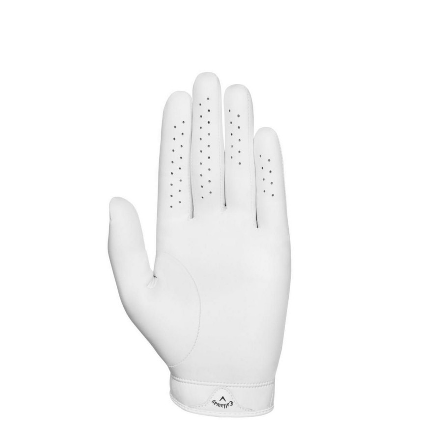 Accessories * | Callaway Men'S Tour Authentic Glove White