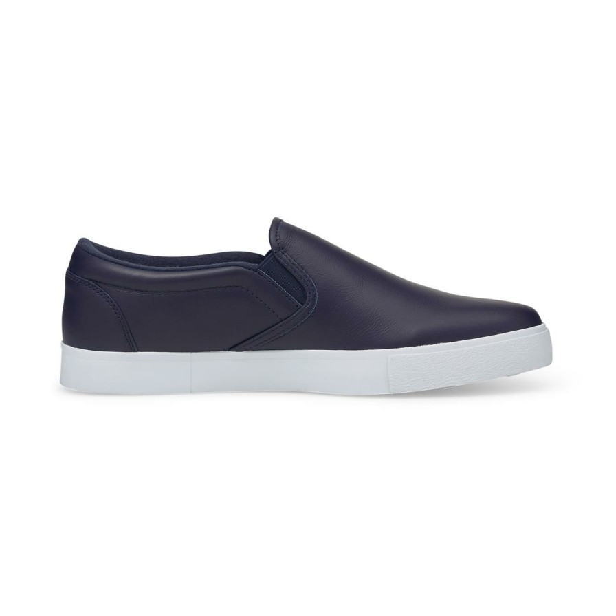 Shoes * | Puma Men'S Og Palmer Collection Slip On Limited Edition Spikeless Golf Shoe Navy