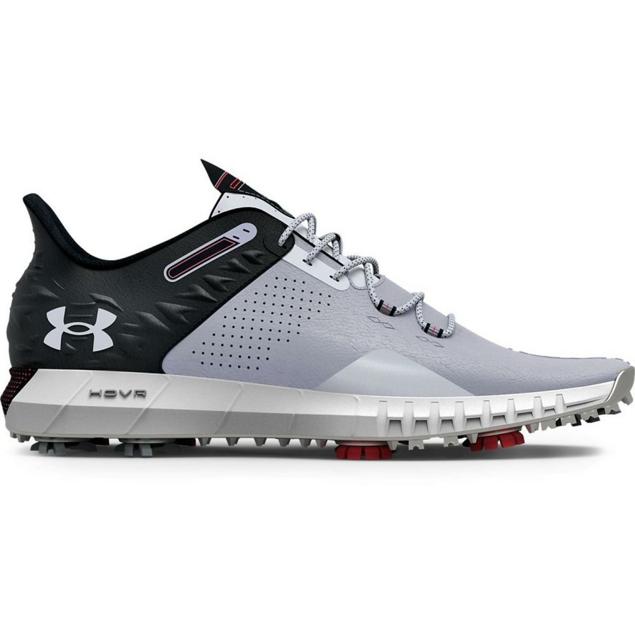 Shoes * | Under Armour Men'S Hovr Drive 2 Spiked Golf Shoe Grey/Black