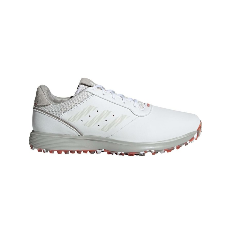 Shoes * | Adidas Men'S S2G Spikeless Golf Shoe White