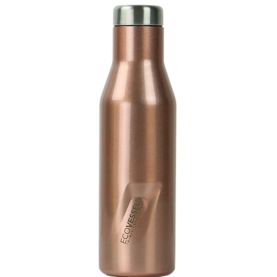 Accessories * | Ecovessel Aspen 16Oz Insulated Water Bottle Rose Gold