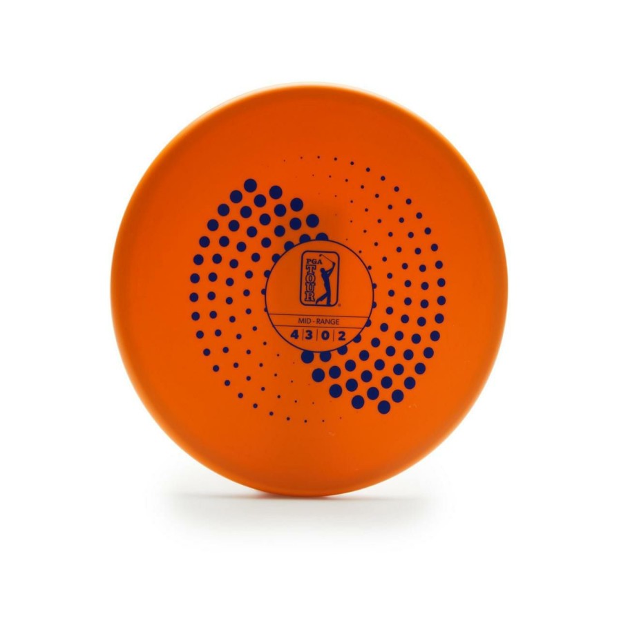 Accessories * | Pga Tour Disc Golf Mid Range 163G Orange