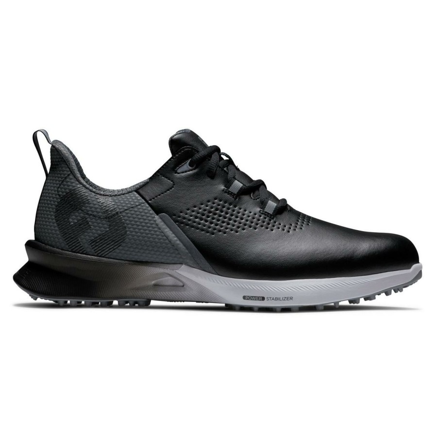 Shoes * | Footjoy Men'S Fuel Spikeless Golf Shoe Black