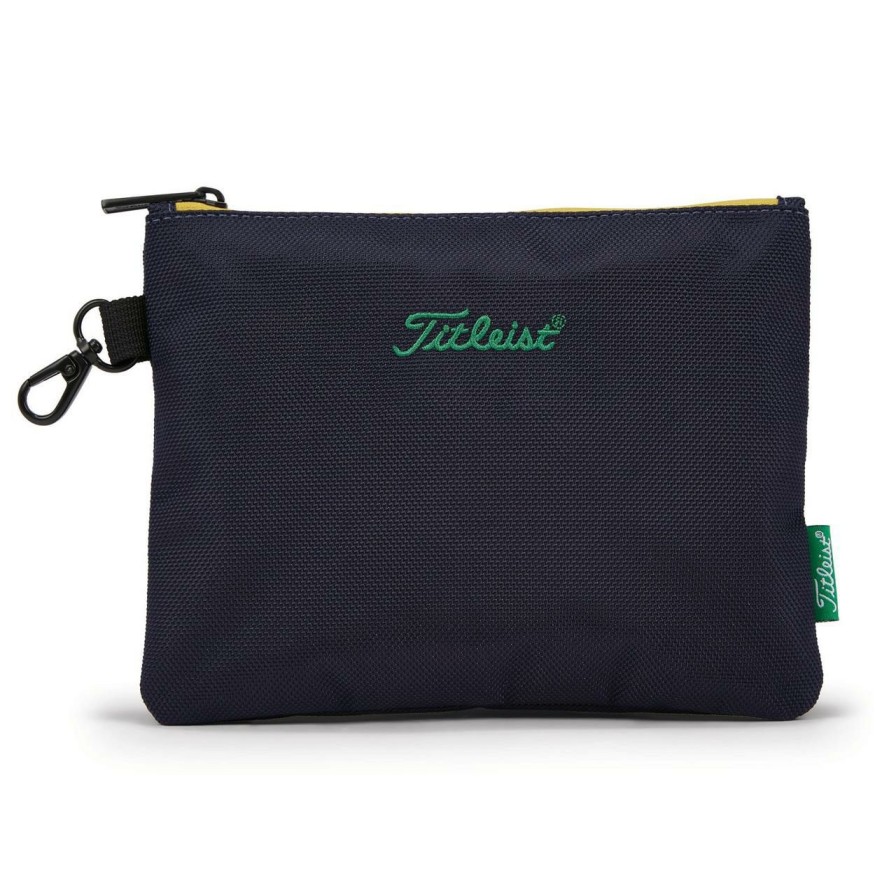 Bags & Carts * | Titleist Limited Edition Zippered Pouch Shamrock Navy/Green