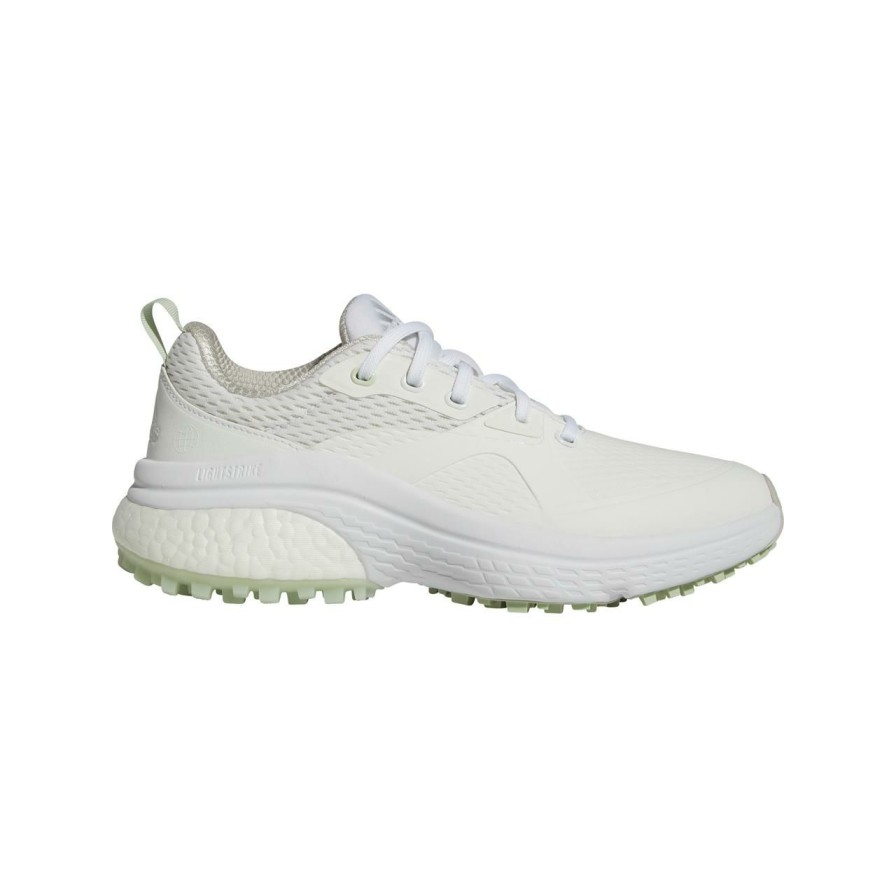 Shoes * | Adidas Women'S Solarmotion Spikeless Golf Shoe White/Light Green