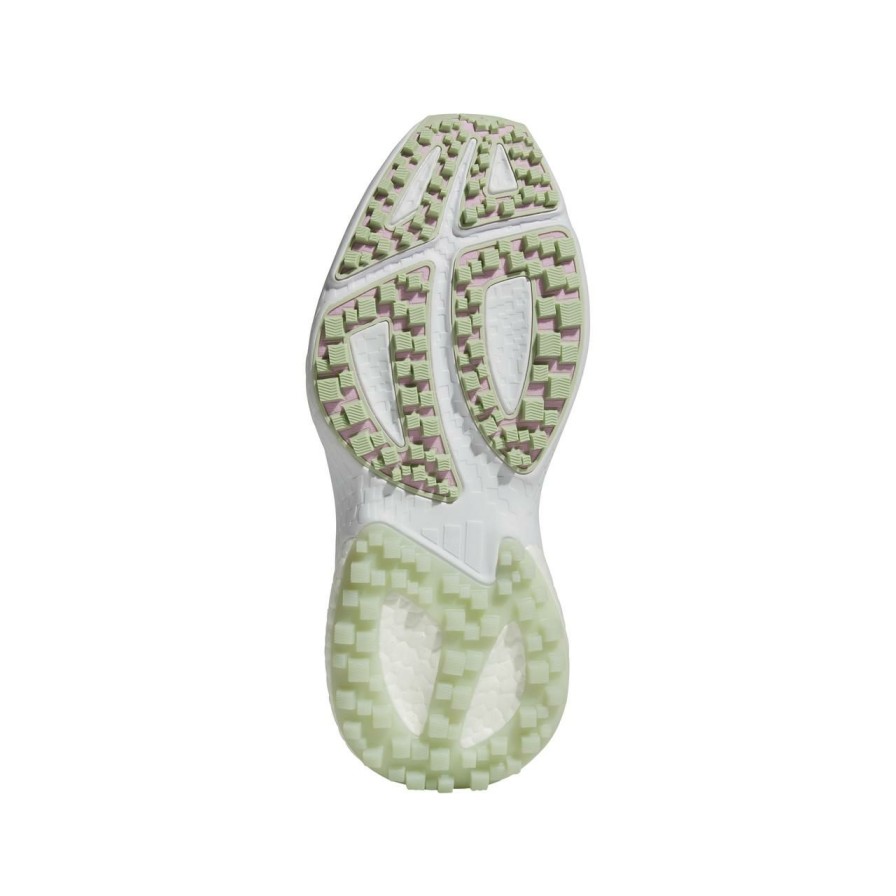 Shoes * | Adidas Women'S Solarmotion Spikeless Golf Shoe White/Light Green