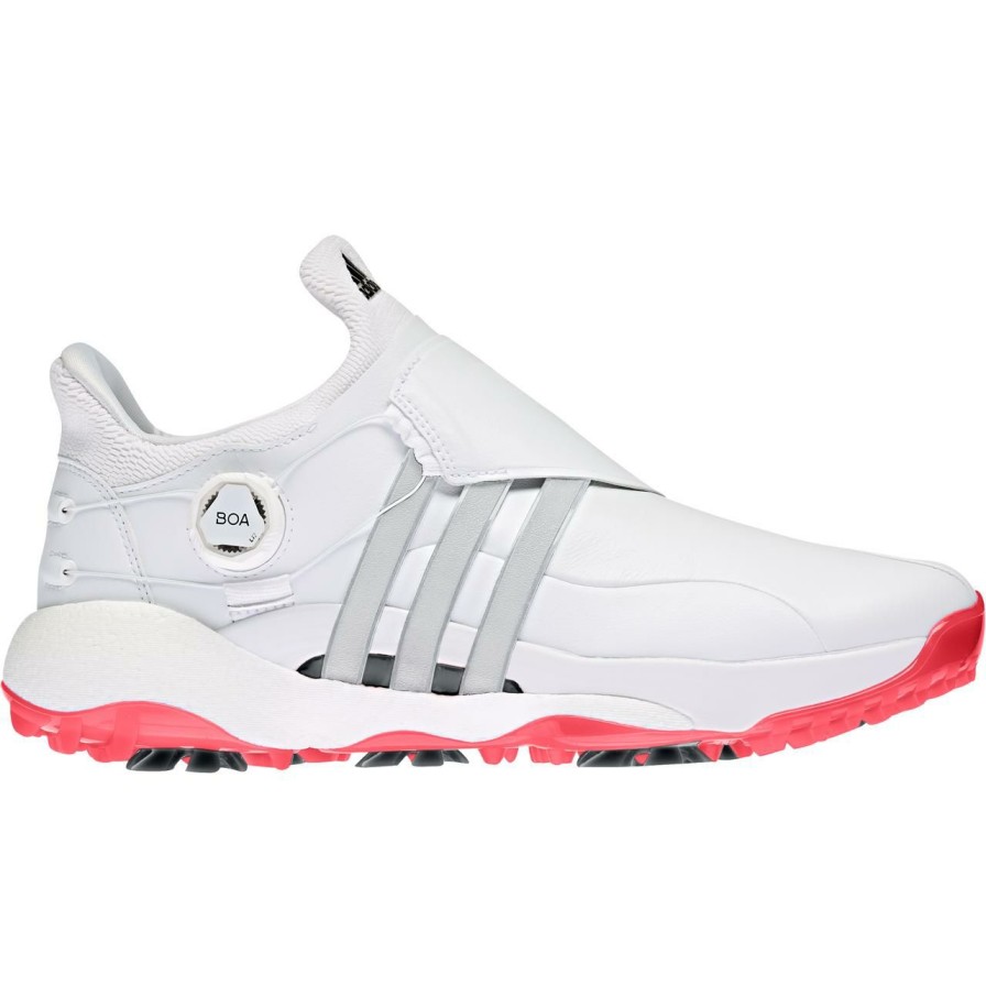 Shoes * | Adidas Men'S Tour360 22 Boa Spiked Golf Shoe White/Red